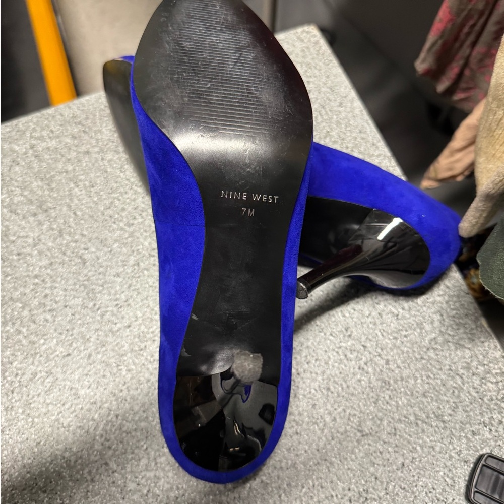 Nine West Purple High Heel Elegant Shoes - Picture 3 of 4